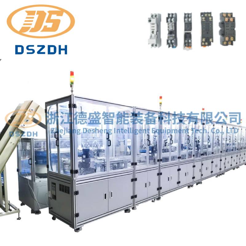 Relé foglalat automatikus gyártósor